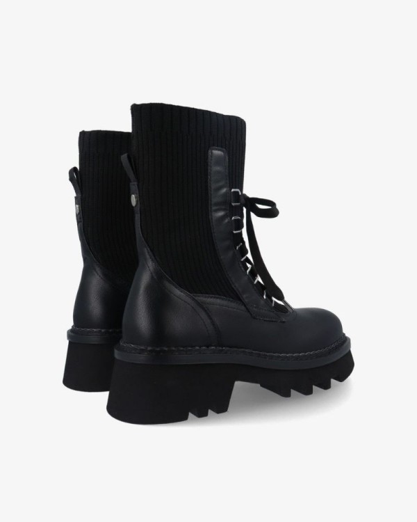 NOA HARMON Botas Militares Mulher Preto 9790