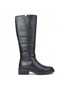 botas kangaroos altas de mujer negras para combinar
