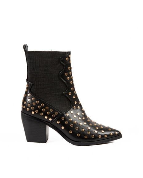 RockAway Botines Cowboy Mujer Negro 84487