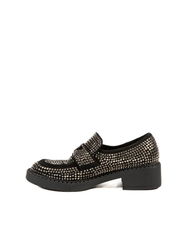 RockAway Zapatos Mocasines Mujer Negro 84461