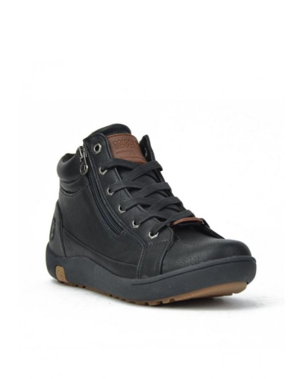 Zapatillas urbanas mujer negro Coronel Tapiocca
