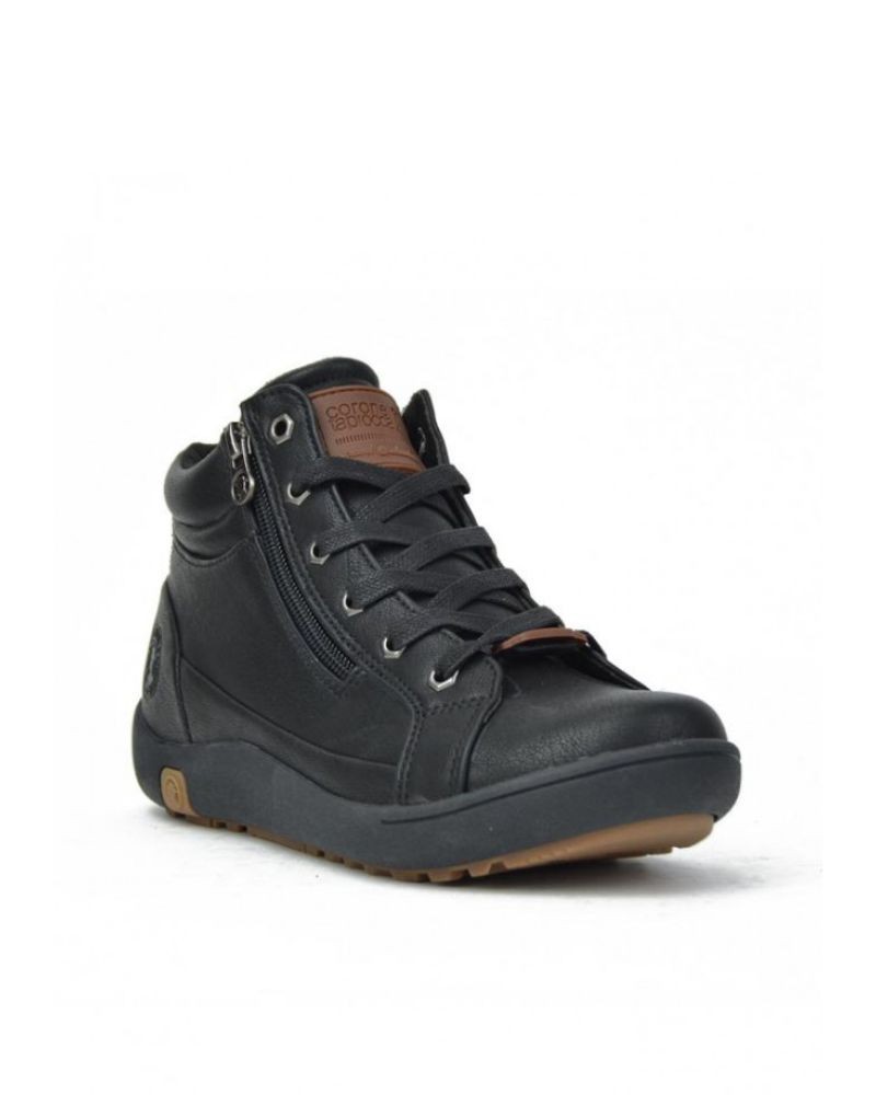 Sapatilhas urbanas femininas preto Coronel Tapiocca