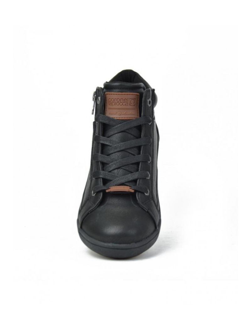 Zapatillas urbanas mujer negro Coronel Tapiocca