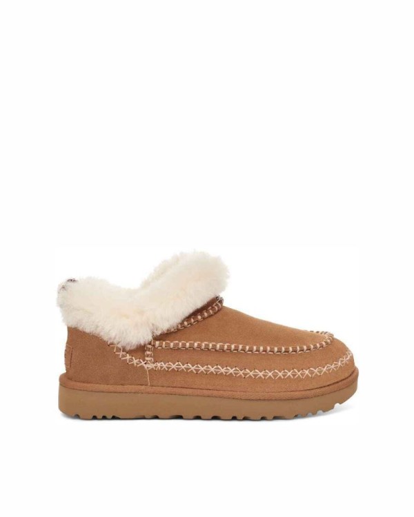 Botas de Peleiro Australianas Mulher UGG Castanho 1158224 CLASSIC ULTRA MINI ALPINE