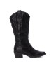 Botas de camurça pretas para mulher