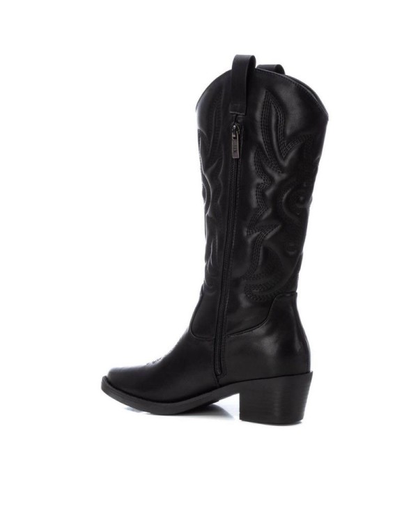Botas de camurça pretas para mulher
