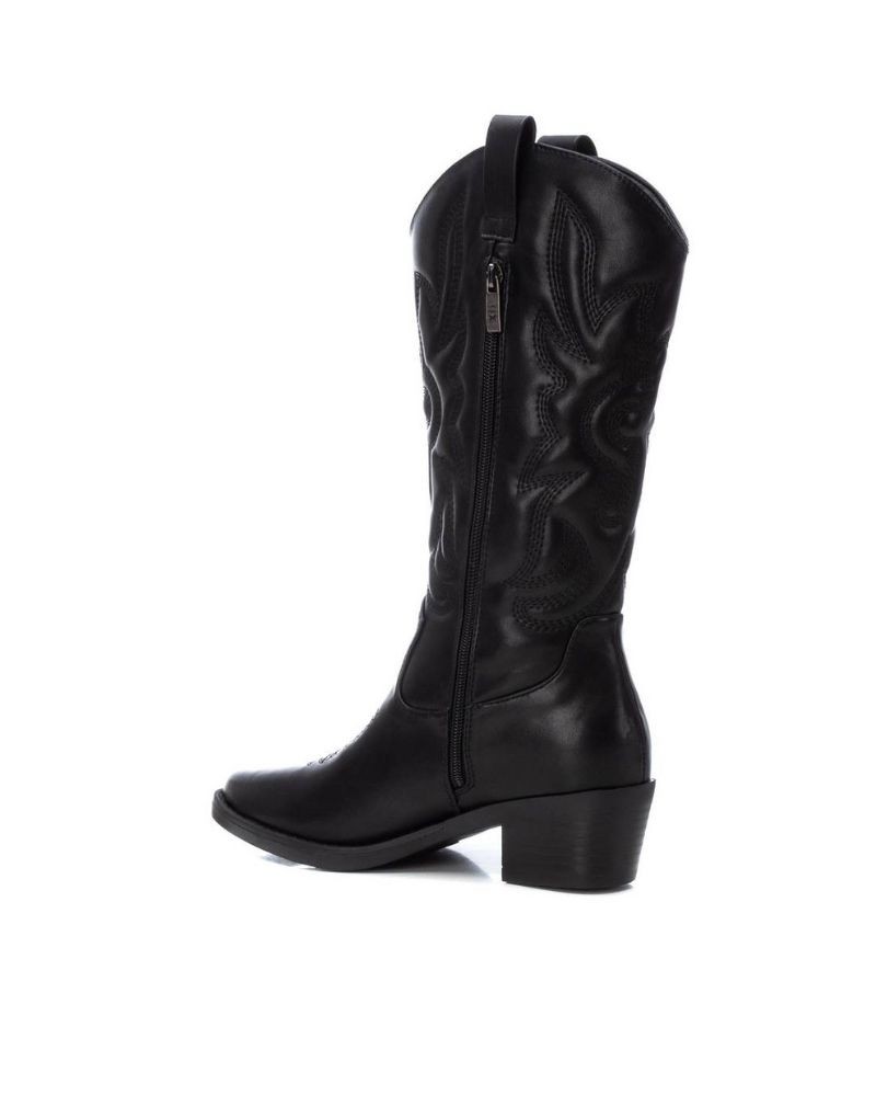 Botas camperas negras para mujer