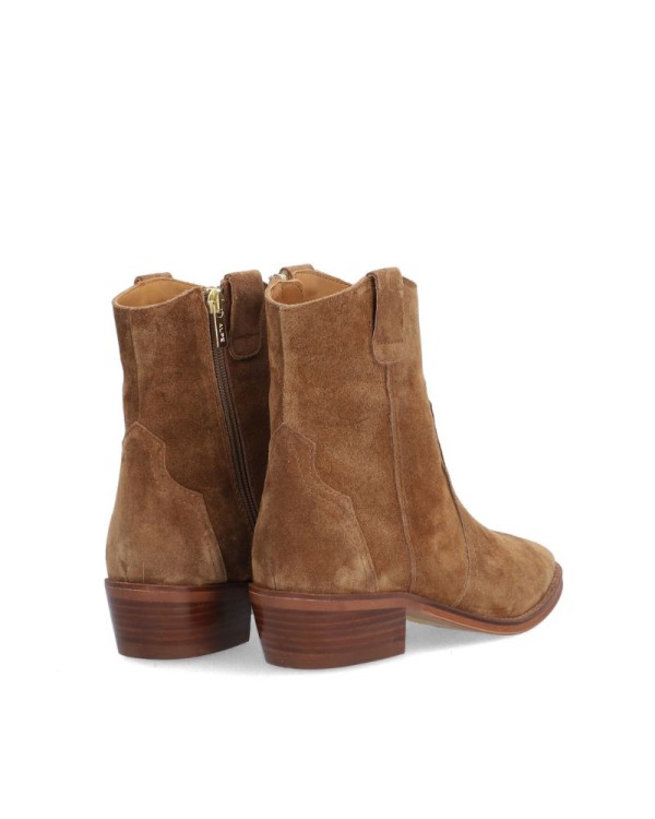 Botas Cowboy ALPE Mulher Marrom 25481101 2548 Fabricadas em Espanha.