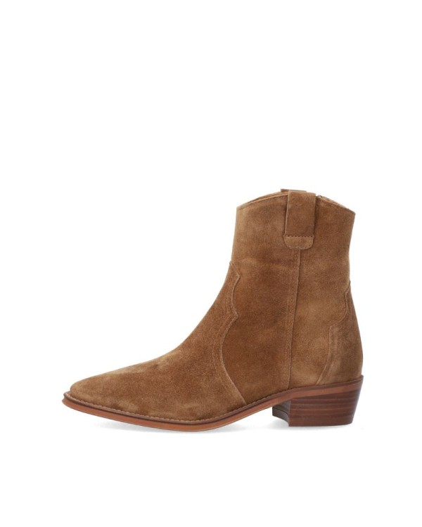 ALPE Botines Cowboy Mujer Marrón 25481101 2548 Made In Spain.