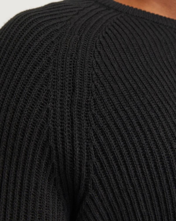 JACK AND JONES Camisola de Manga Comprida Homem Preto 12258471 PANNEL