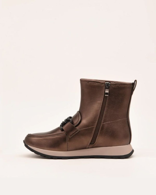 Azarey Botines Mujer Gris 494H859M