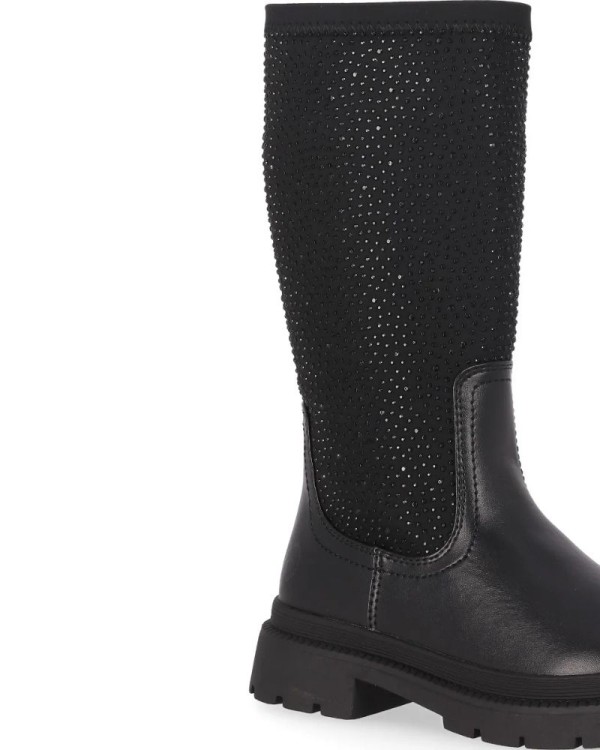 CHIKA 10 Botas Altas Infantil Negro HELENA 03