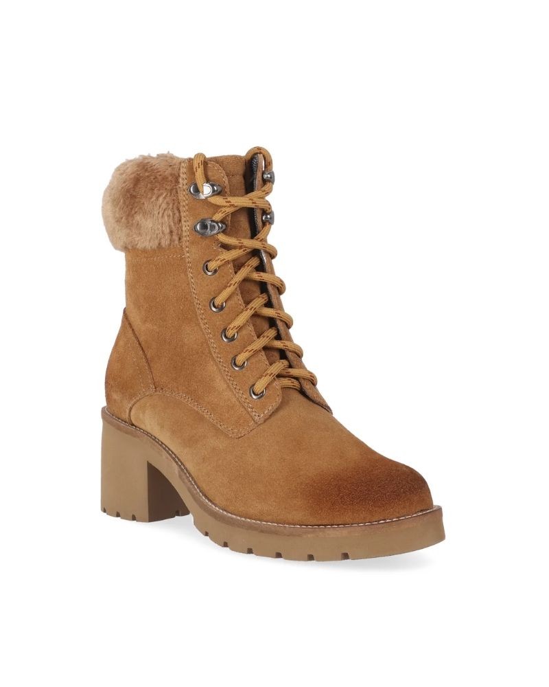 Renature Botines Militares Mujer Marrón RE PELOTE 01