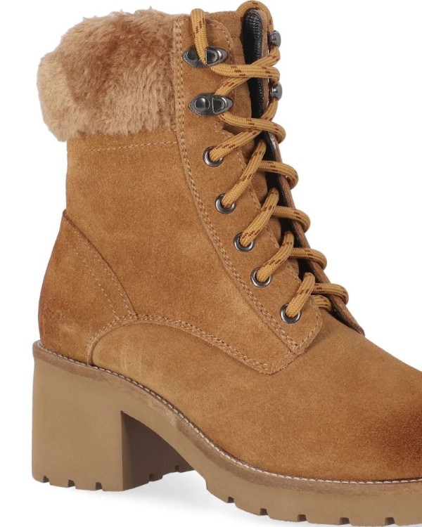 Renature Botas Militares Mulher Marrom RE PELOTE 01