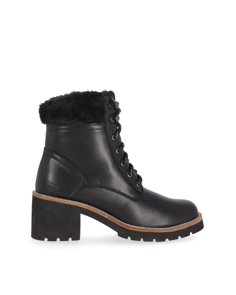 Renature Botas Militares Mulher Preto RE PELOTE 01