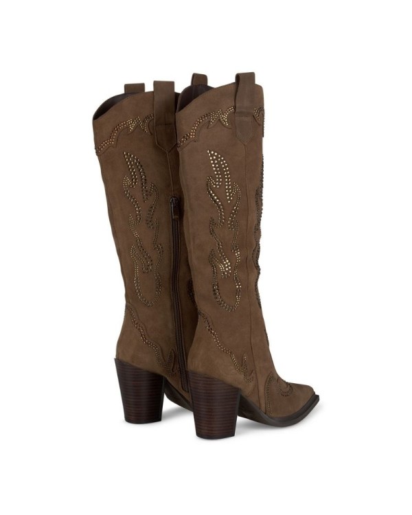  Botas Altas Cowboy Mujer ALMA EN PENA Marrón I240563