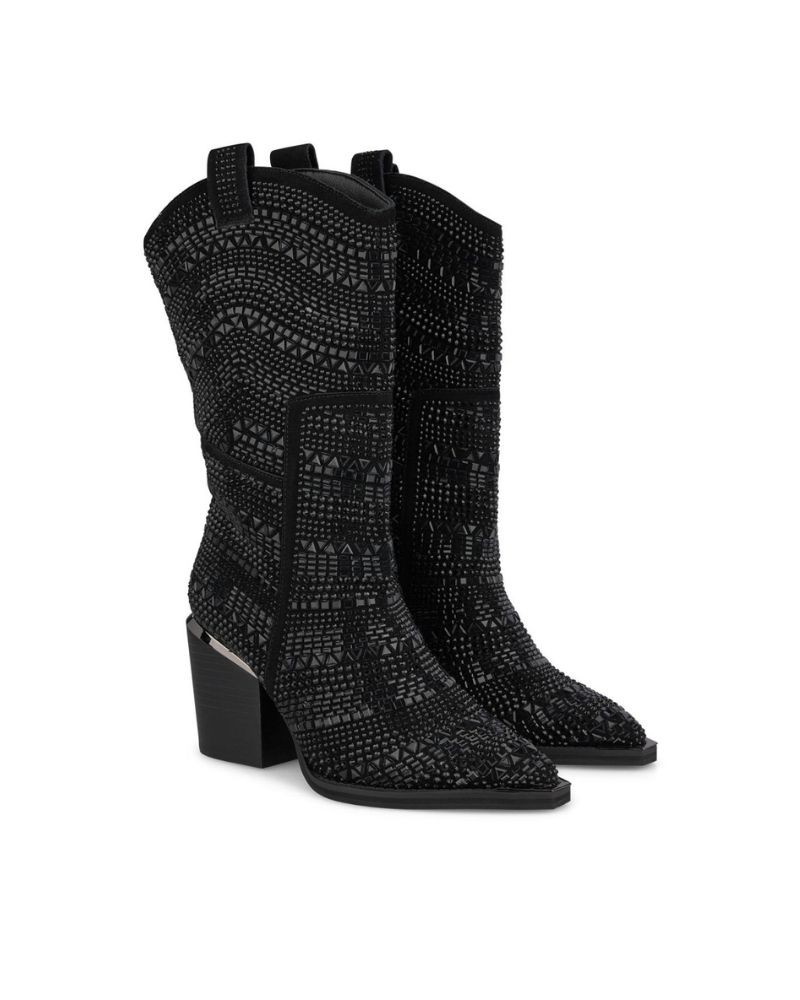 Botas mujer camperas Alma en Pena negras