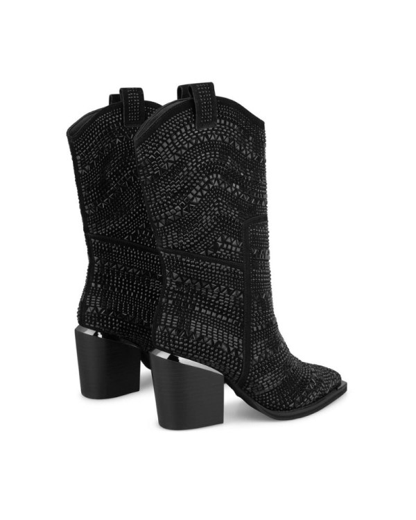 Botas mujer camperas Alma en Pena negras