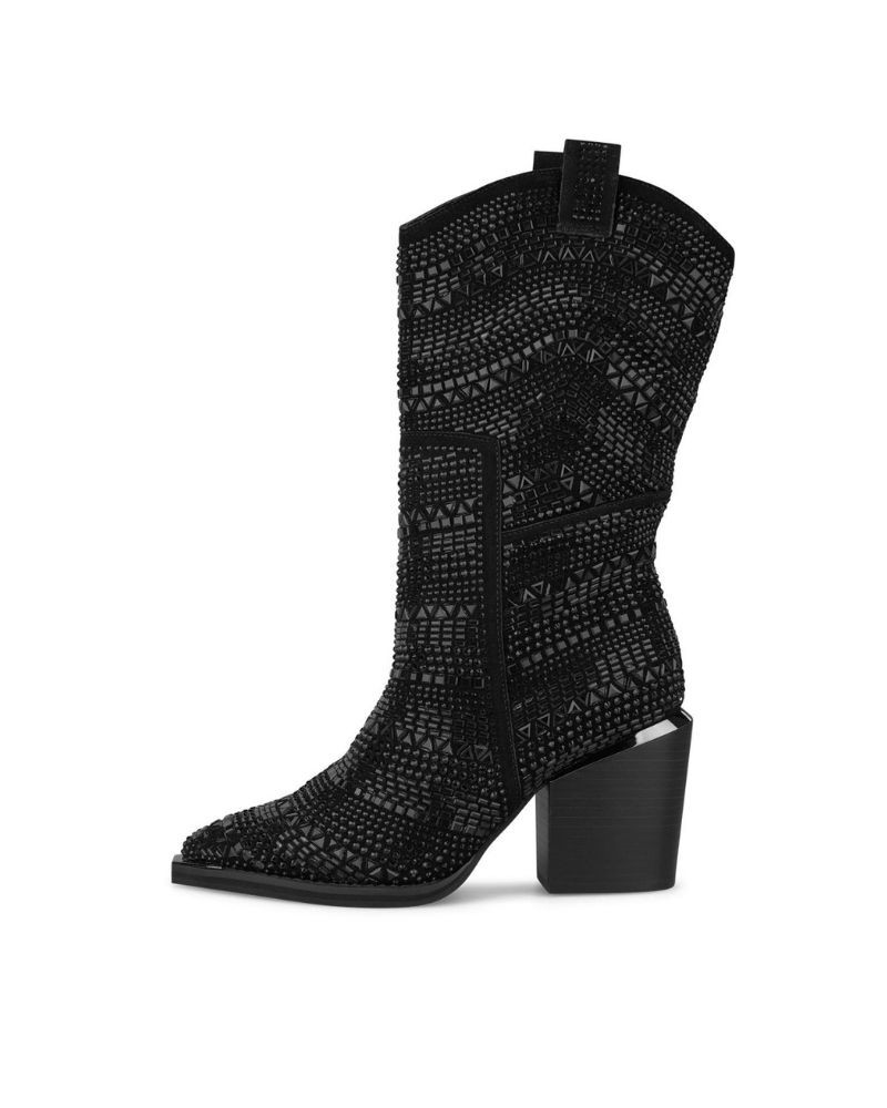 Botas mujer camperas Alma en Pena negras