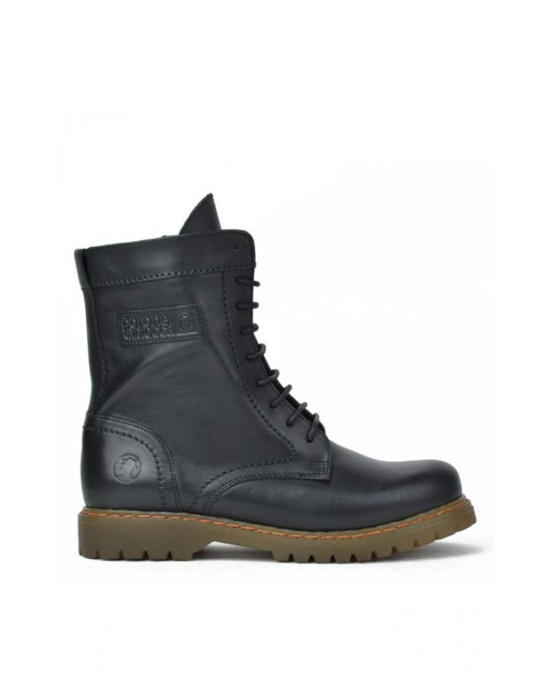 CORONEL TAPIOCCA Botines Militares Mujer Negro C205 11