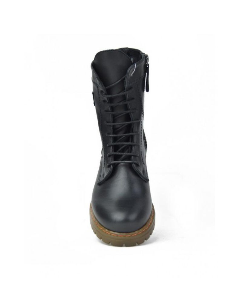 CORONEL TAPIOCCA Botines Militares Mujer Negro C205 11