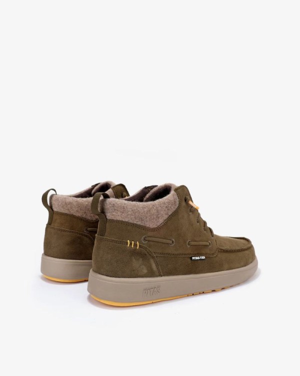 Walking Pitas Botines Hombre Verde KENT
