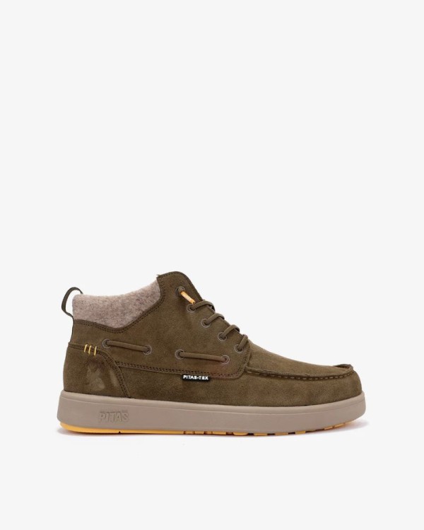 Walking Pitas Botines Hombre Verde KENT