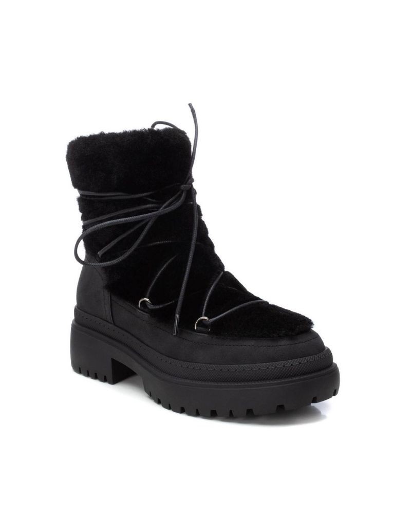 Xti botas mujer negras de pelo