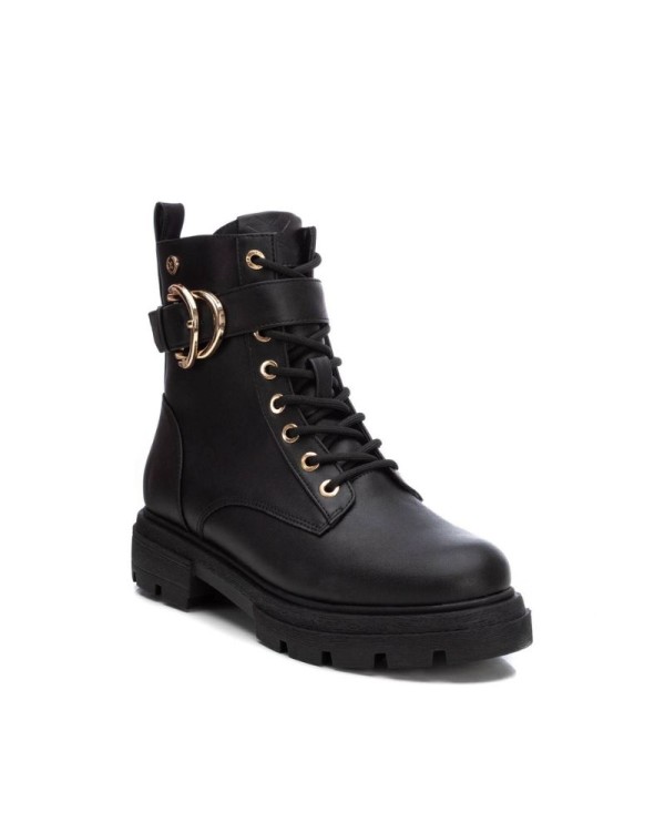 Botas militares Xti pretas para mulher