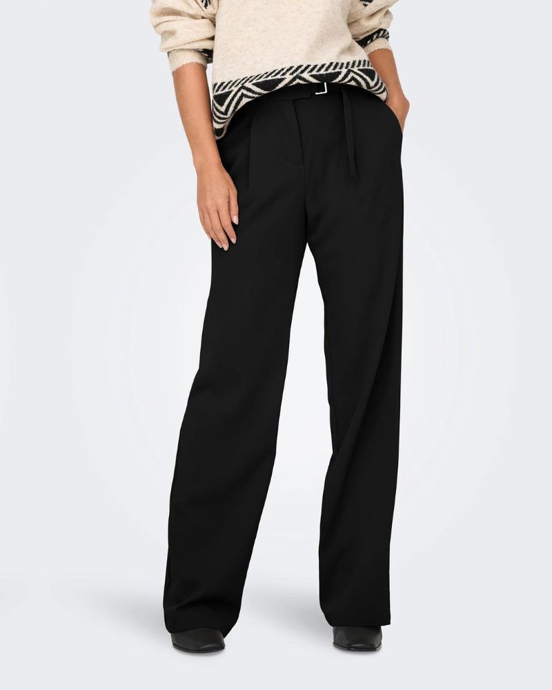 ONLY Pantalones Mujer Negro 15327988 REBECCA