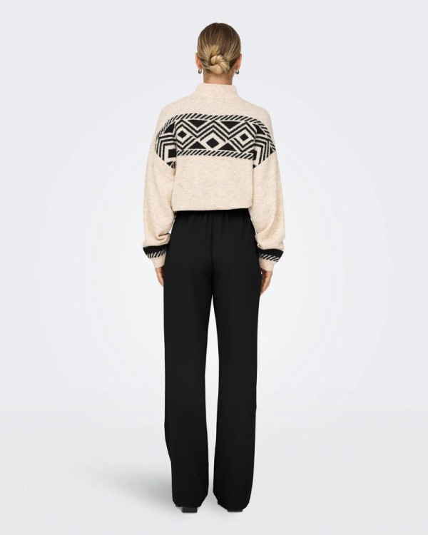 ONLY Pantalones Mujer Negro 15327988 REBECCA