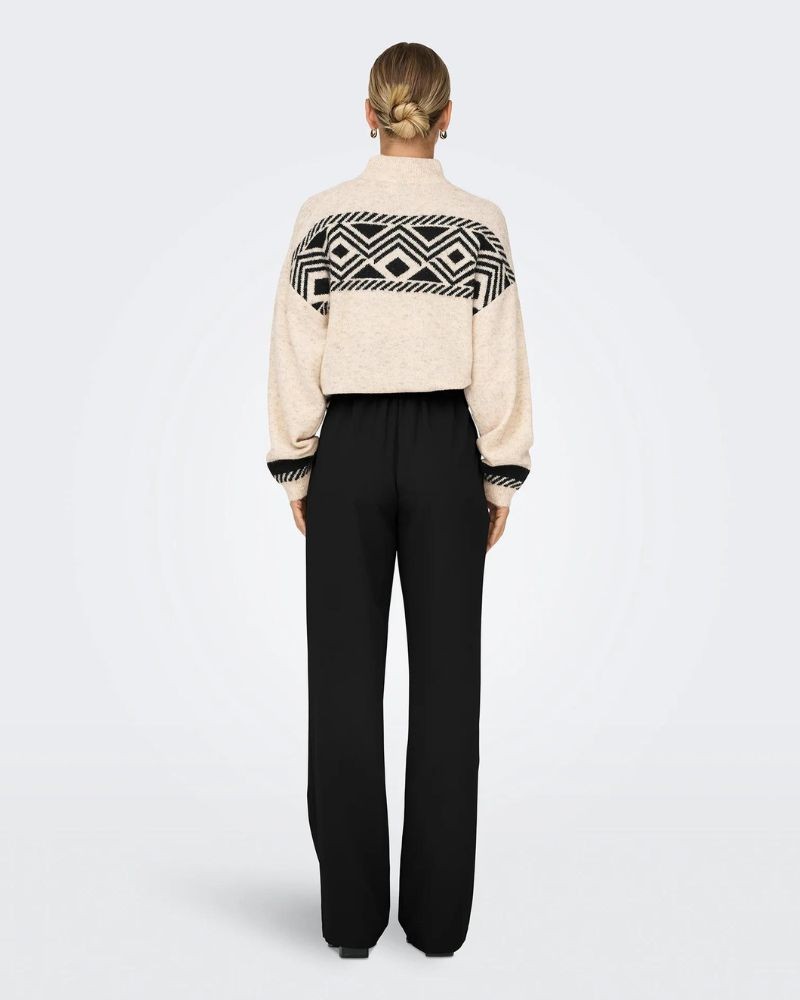 ONLY Pantalones Mujer Negro 15327988 REBECCA