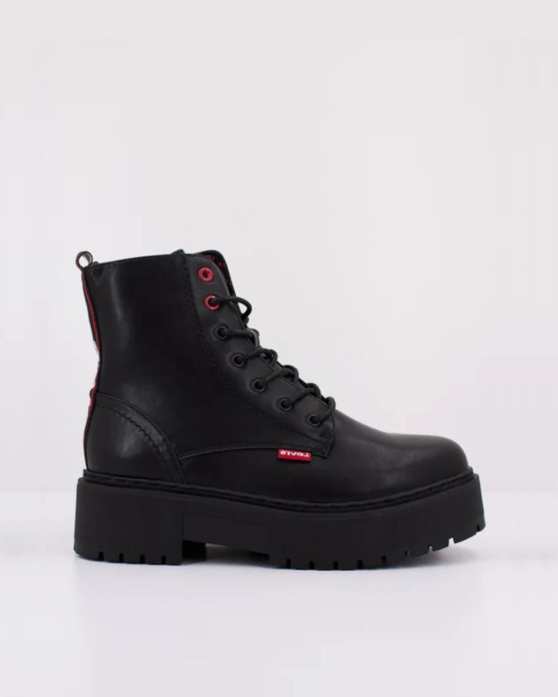 Botas militares femininas Levis cor preto