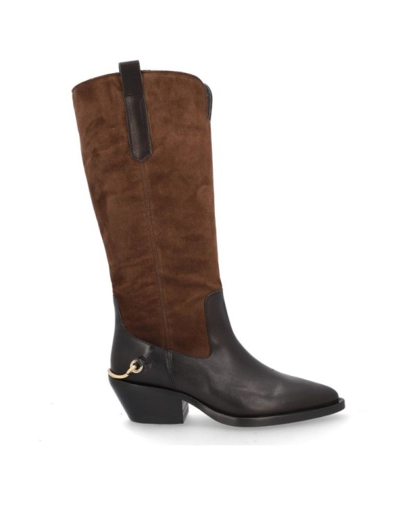 Botas de camurça altas para mulher Alpe
