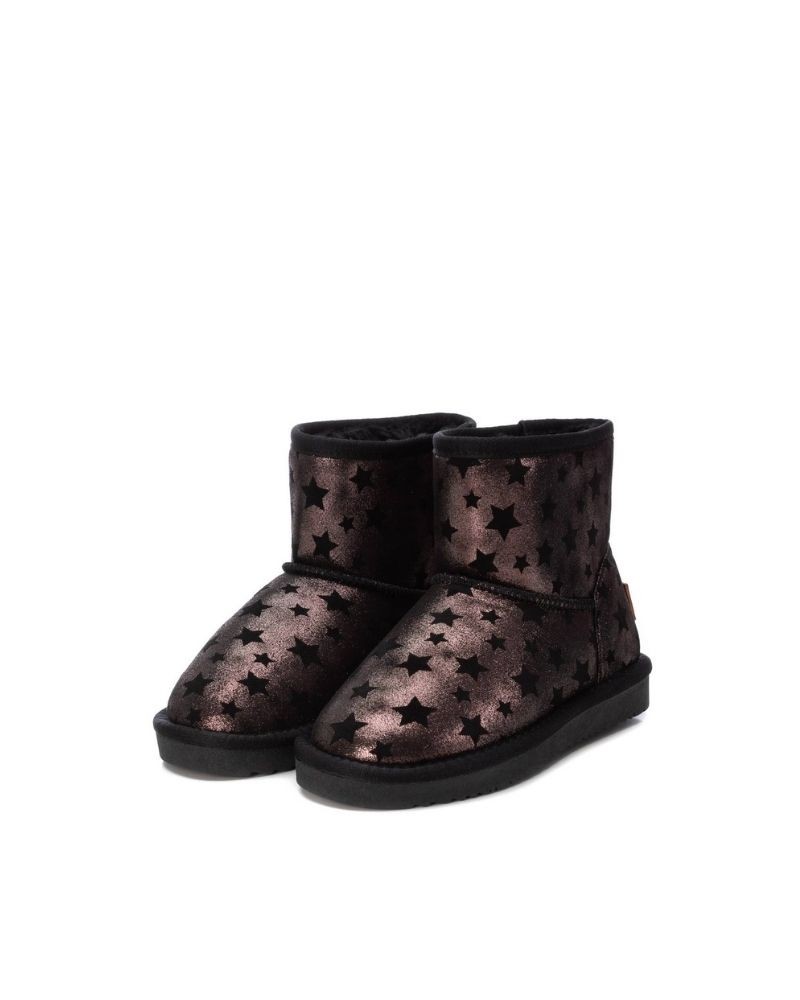 XTI Botas De pelo Infantil Negro 151023