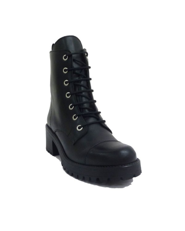 Botas militares RKS negras de mujer