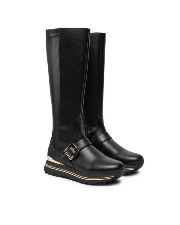 Botas altas pretas para mulher Liujo