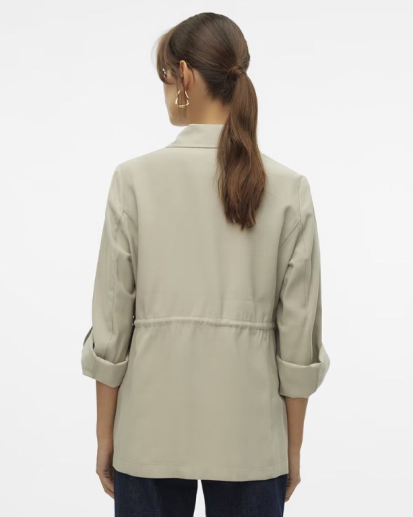 VERO MODA Abrigos Manga larga Mujer Verde 10311689 JASMINE