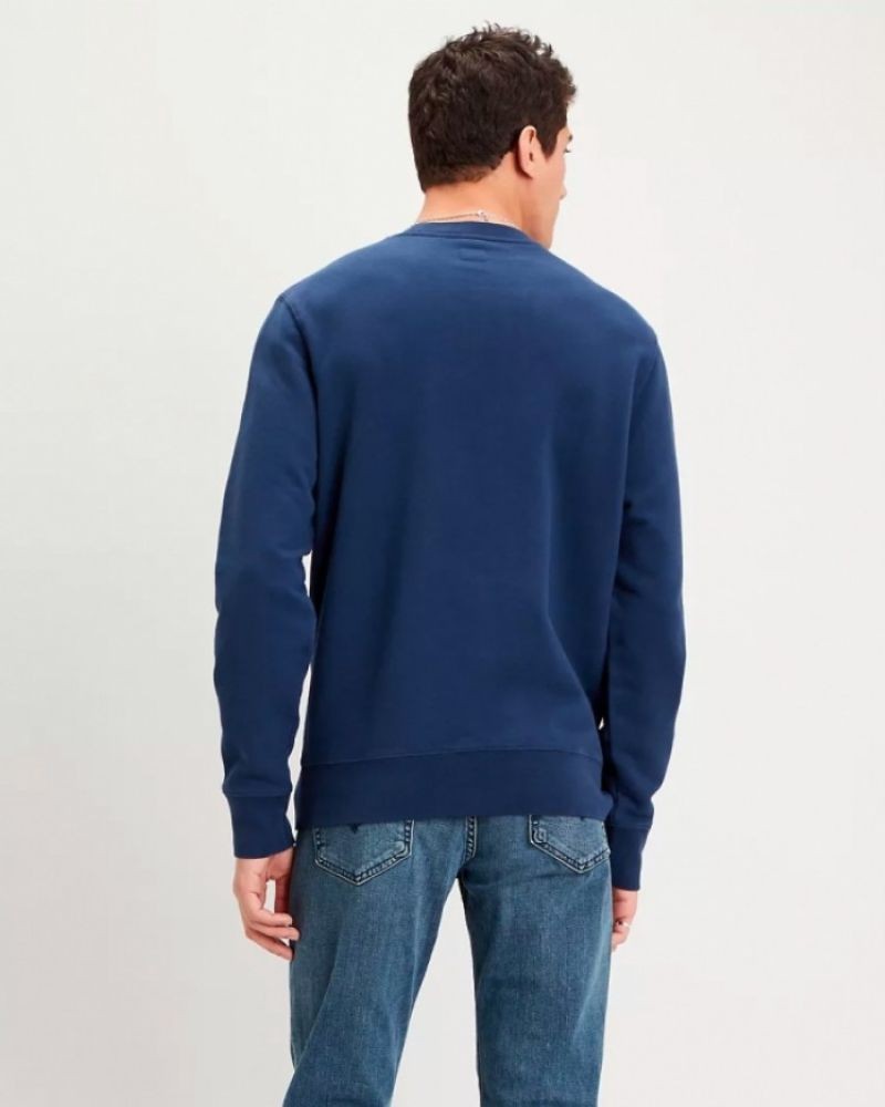 LEVIS Sweatshirts Manga comprida Homem Azul 35909 0001 THE ORIGINAL HM CREW