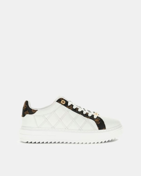 Sapatilhas brancas mulher Guess Dattice urbanas