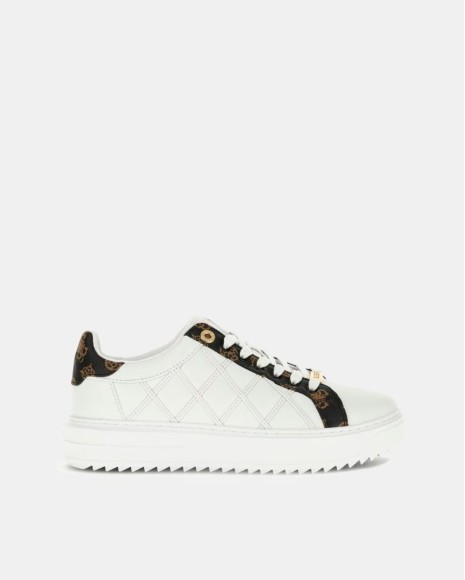 Sapatilhas brancas mulher Guess Dattice urbanas