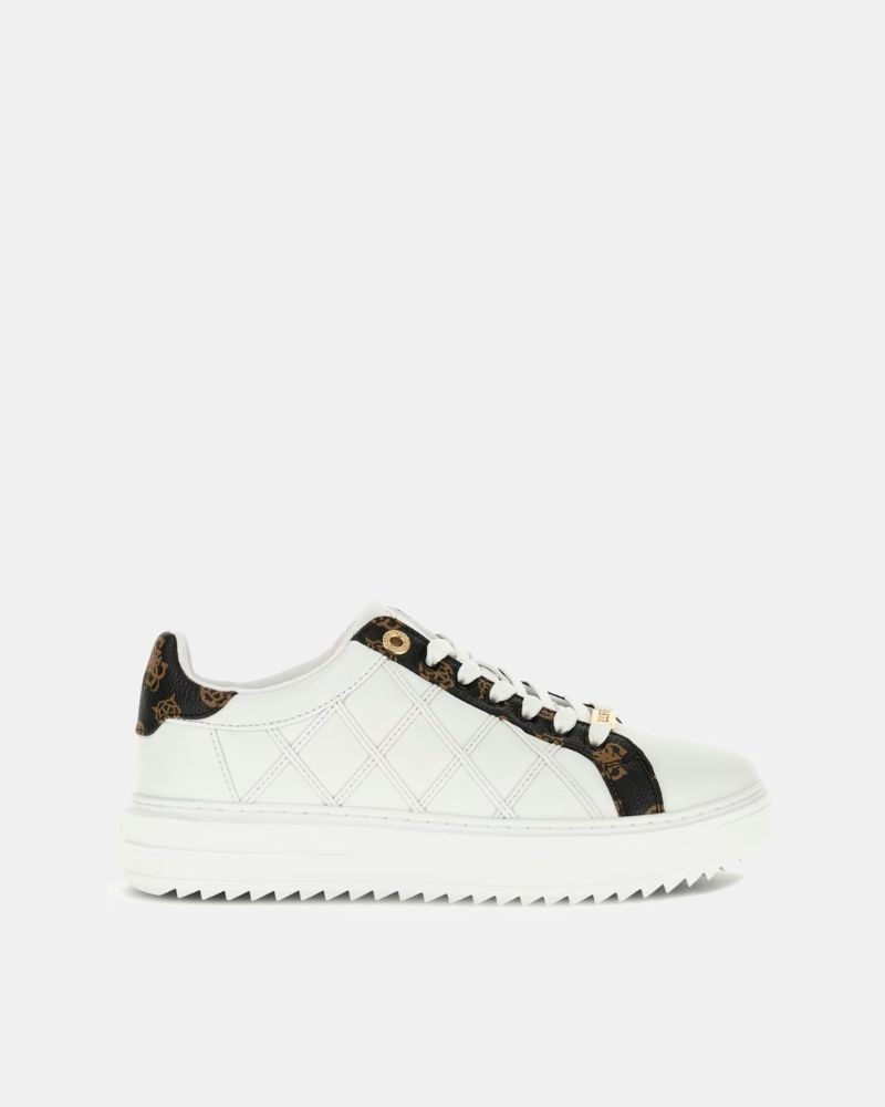 Sapatilhas brancas mulher Guess Dattice urbanas