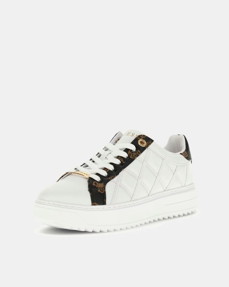 Sapatilhas brancas mulher Guess Dattice urbanas