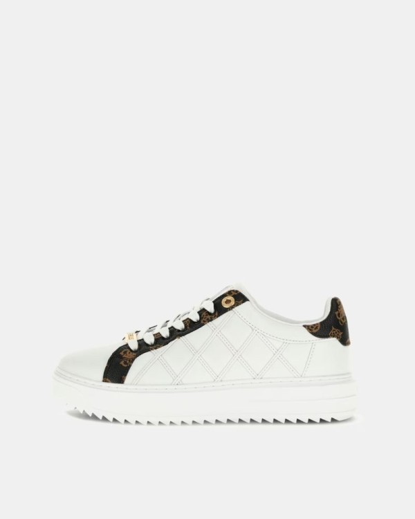 Sapatilhas brancas mulher Guess Dattice urbanas