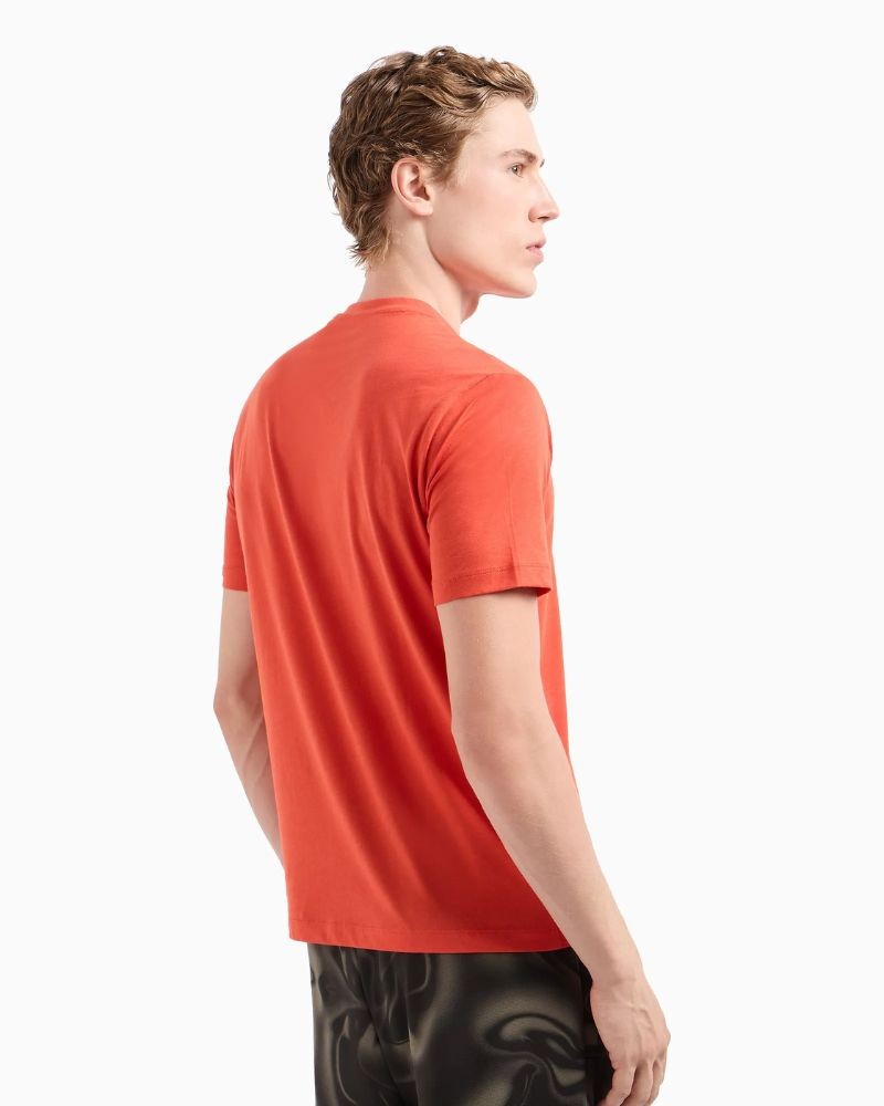 EA7 Camisetas Manga corta Hombre Naranja 6DPT81 PJVPZ