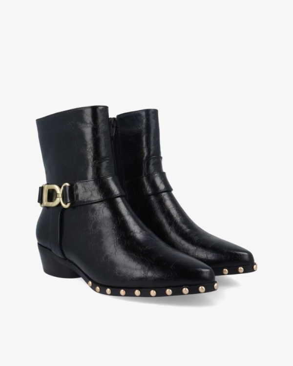 NOA HARMON Botines Cowboy Mujer Negro 9755
