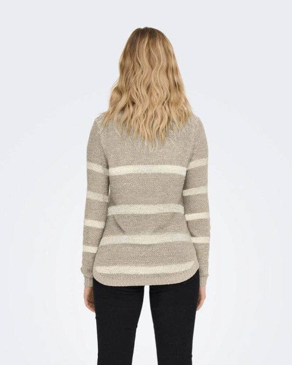 ONLY Jersey Manga larga Mujer Taupe 15113356 GEENA