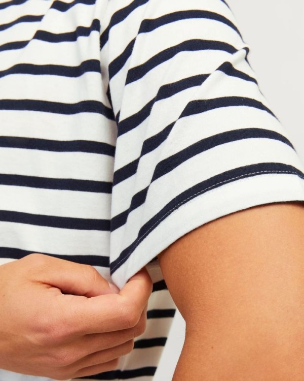  Camisetas Manga corta Hombre JACK AND JONES Azul 12156101 ORGANIC