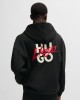 HUGO Sudaderas Manga larga Hombre Negro 50521070 DLOGOLONG