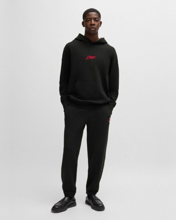 HUGO Sweatshirts Manga comprida Homem Preto 50521070 DLOGOLONG